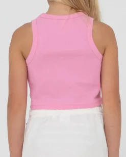 Store Island Life Graphic Racer Tank Girls Kids Tops