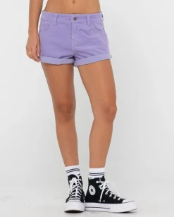 Online Its No Secret Low Rise Cord Short Womens Shorts