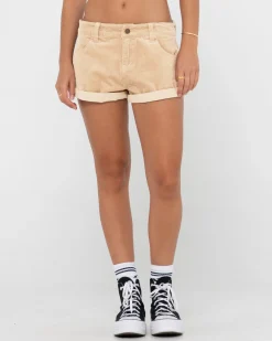 Discount Its No Secret Low Rise Cord Short Womens Shorts