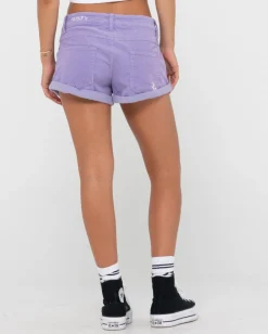 Online Its No Secret Low Rise Cord Short Womens Shorts