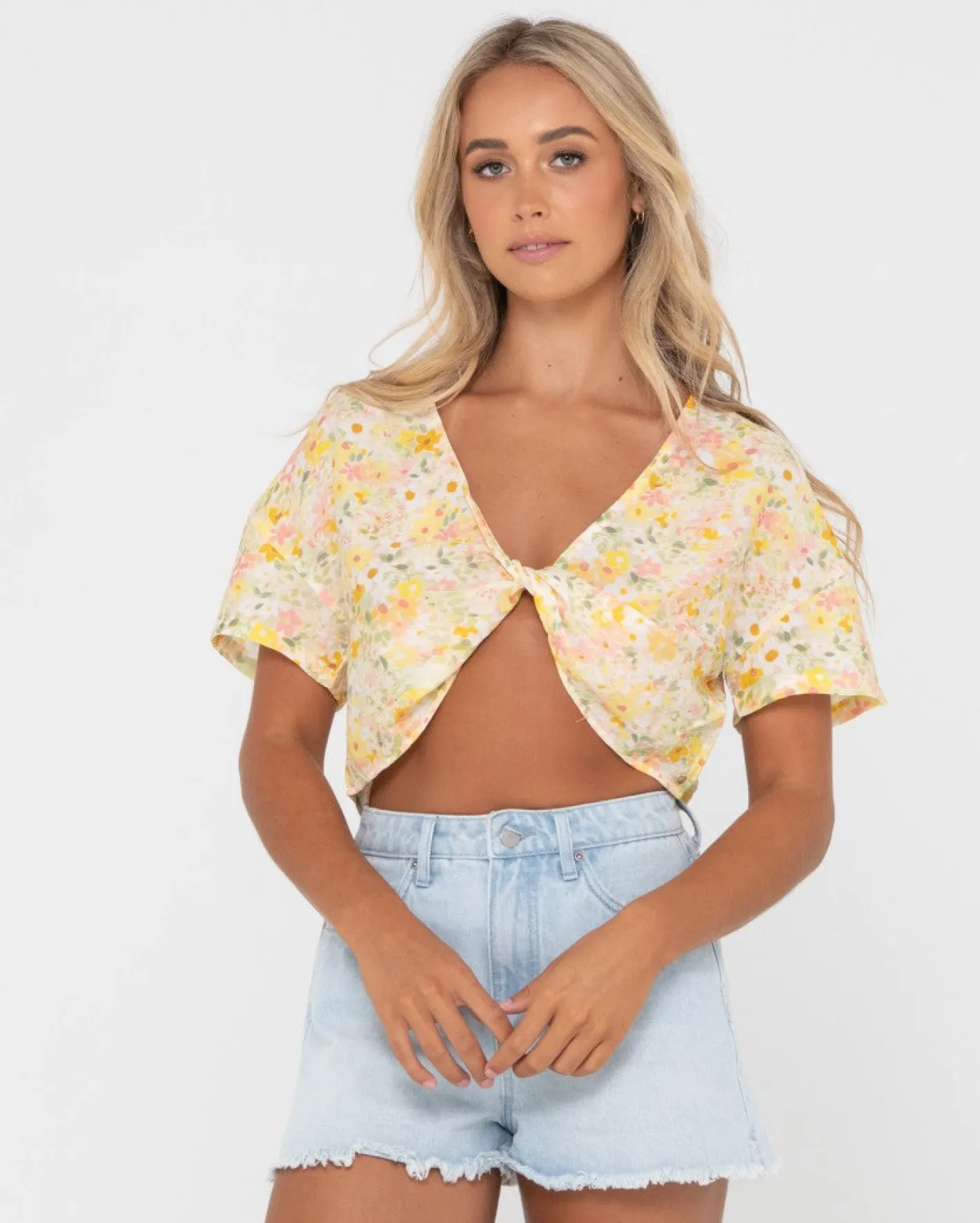 Best Sale Kara Twisted Reversible Top Womens Fashion Tops