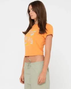 Best Le Sol Skimmer Graphic Baby Tee Womens Tees & Tanks
