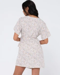 Best Sale Lena Wrap Dress Womens Mini Dresses