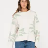 New Lily Relaxed Fit Crew Neck Knit Womens Knitwear
