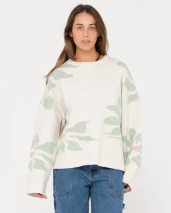 New Lily Relaxed Fit Crew Neck Knit Womens Knitwear