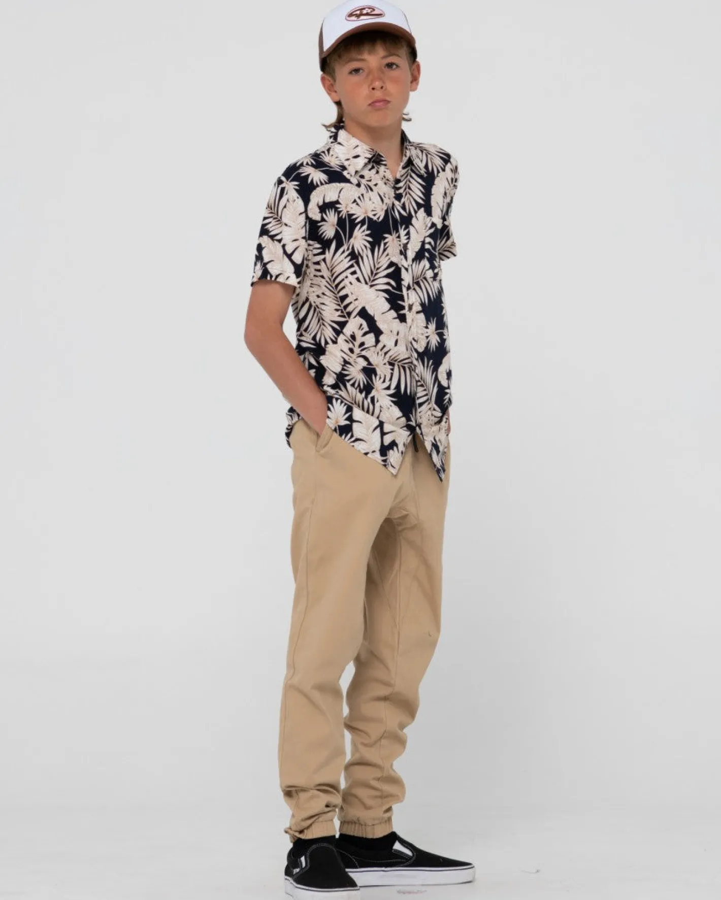 Cheap Line Up Printed Short Sleeve Shirt Boys Kids Tops