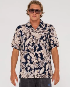 Clearance Line Up Relaxed Fit Short Sleeve Shirt Mens Shirts