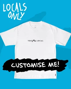 Sale Locals Only Custom Printed Short Sleeve Tee Womens Tees & Tanks