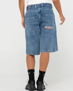 Discount Long Mommy Low Rise Baggy Jort Womens Shorts