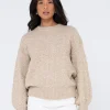 Cheap Loulou Relaxed Chunky Crew Neck Knit Womens Knitwear