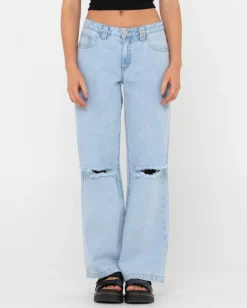 Online Low Rise Ripped Denim Jean Womens Pants