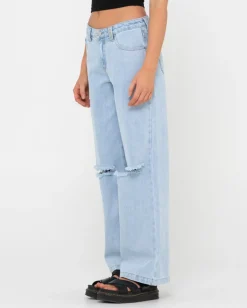 Online Low Rise Ripped Denim Jean Womens Pants