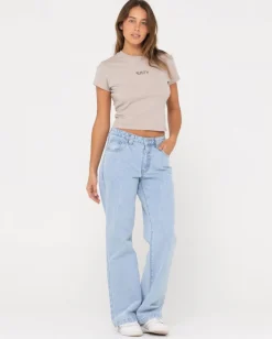 Discount Low Rise Straight Denim Jean Womens Pants