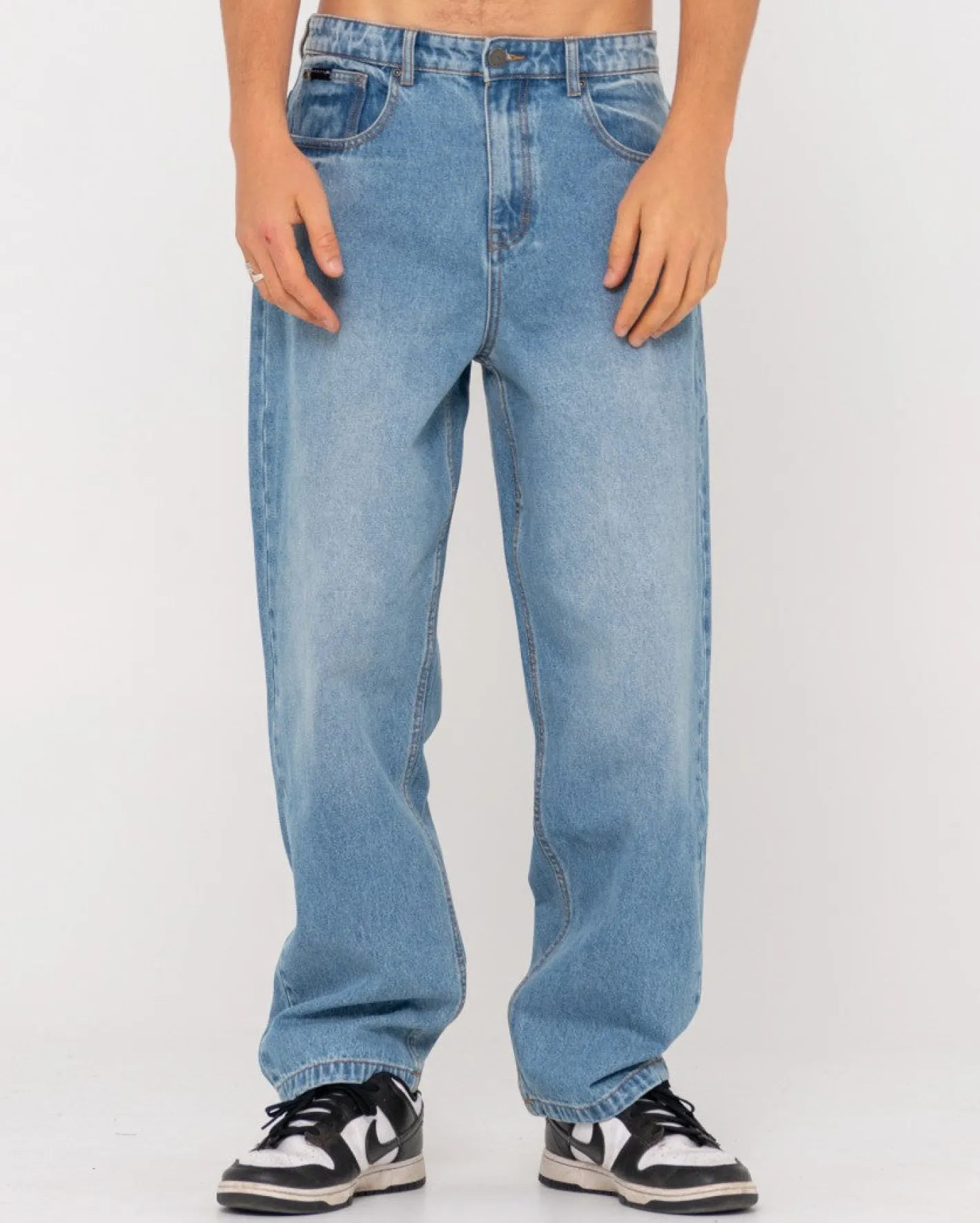Online Lucifer Loose Fit Jean Mens Pants