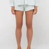 Fashion Mackenzie Stripe Lounge Short Womens Shorts