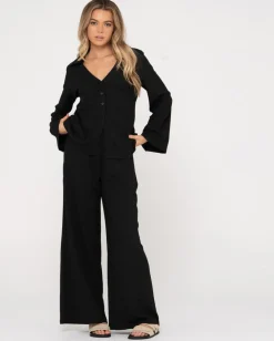 Online Maeve High Waisted Wide Leg Pant Womens Pants
