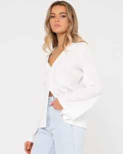 Cheap Maeve Long Sleeve Shirt Womens Shirts