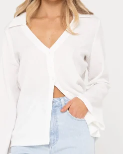 Cheap Maeve Long Sleeve Shirt Womens Shirts