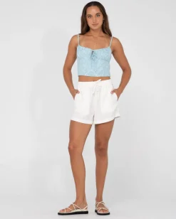 Shop Maia Printed Cropped Cami Top Womens Fashion Tops