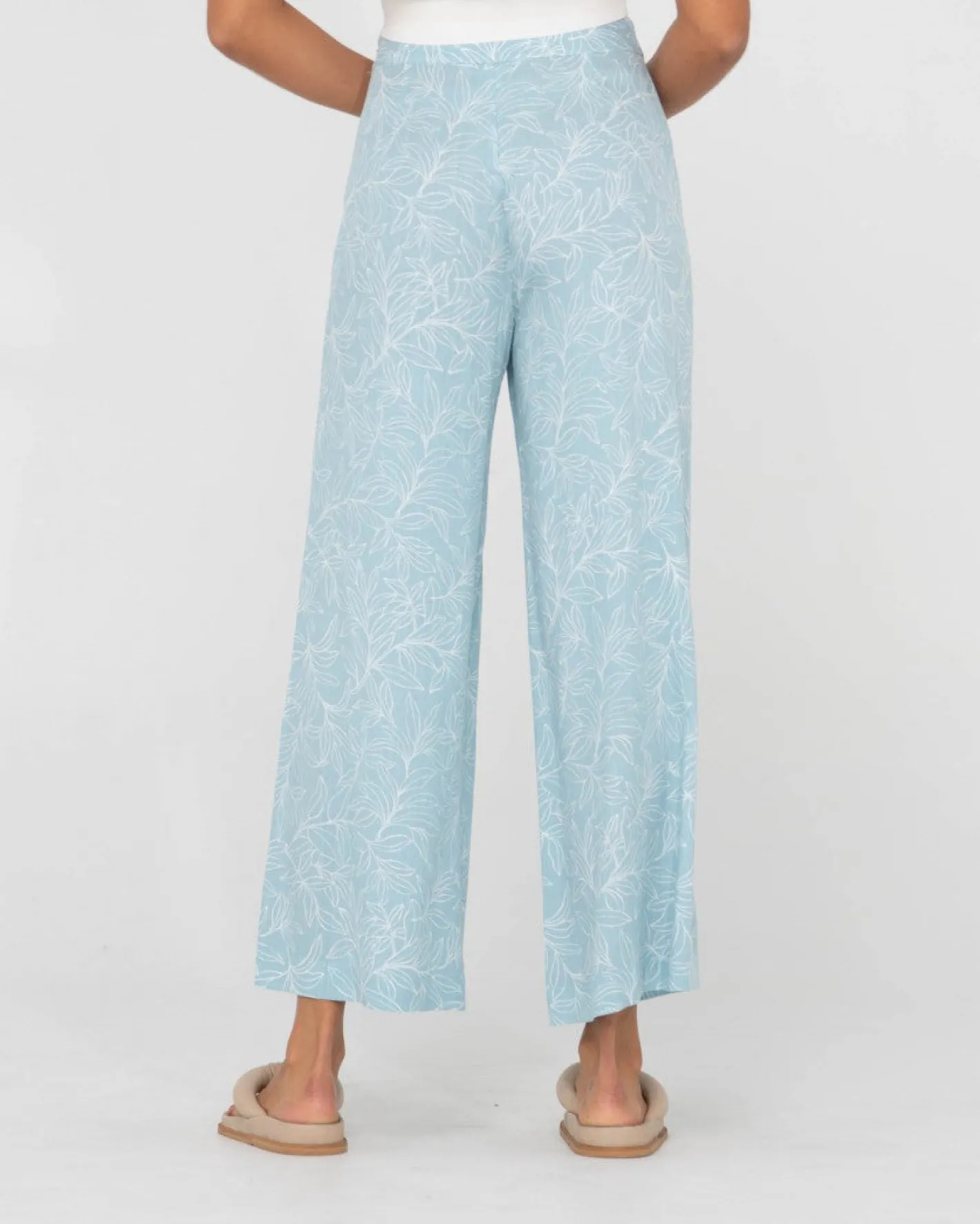 Discount Maia Printed High Waisted Wide Leg Pant Womens Pants