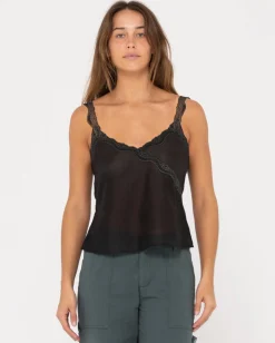 Hot Maison Sheer Lace Cami Top Womens Fashion Tops
