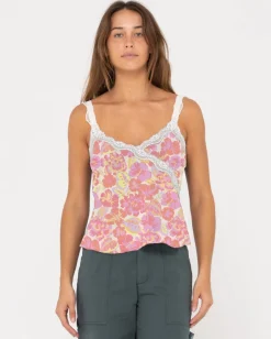 Shop Maison Sheer Lace Cami Top Womens Fashion Tops