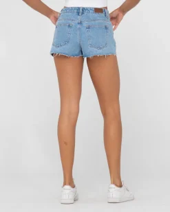 Sale Malta Low Rise Frayed Denim Short Womens Denim