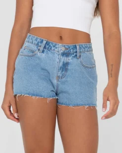 Best Malta Low Rise Frayed Denim Short Womens Shorts