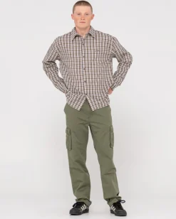 Clearance Manila Straight Fit Cargo Pant Mens Pants