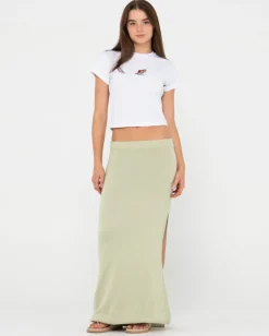 Hot Margot High Waisted Maxi Skirt Womens Skirts