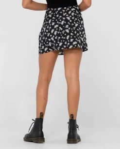 Fashion Marley Floral Printed Mid Rise Skirt Womens Skirts