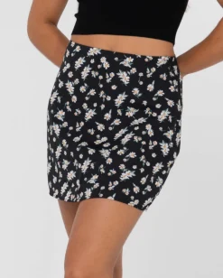 Fashion Marley Floral Printed Mid Rise Skirt Womens Skirts