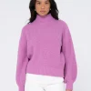 Sale Marlow Relaxed Chunky Mock Neck Knit Womens Knitwear