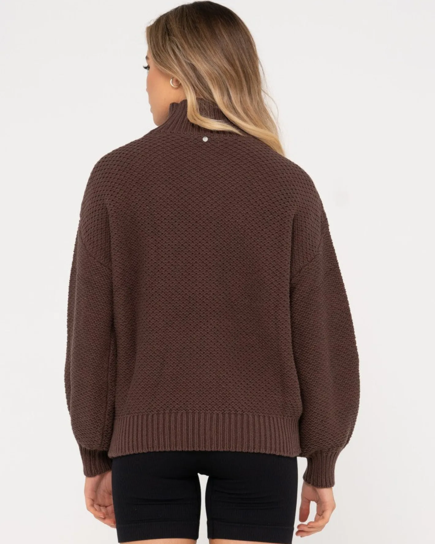 Clearance Marlow Relaxed Chunky Mock Neck Knit Womens Knitwear