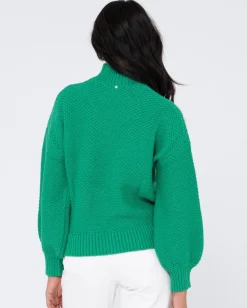 Online Marlow Relaxed Chunky Mock Neck Knit Womens Knitwear