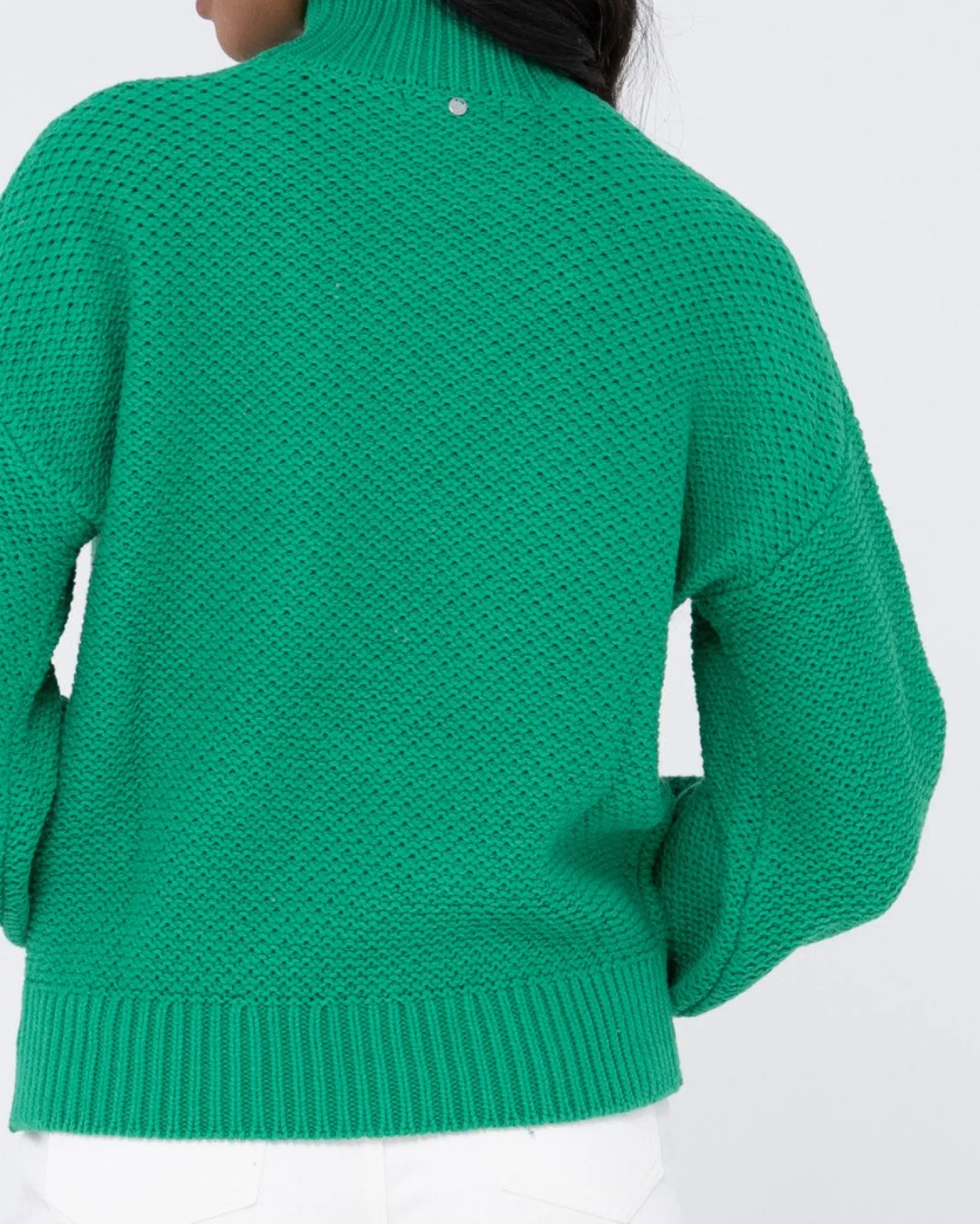 Online Marlow Relaxed Chunky Mock Neck Knit Womens Knitwear