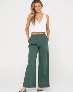 Clearance Matilda Button Up Crop Top Womens Fashion Tops