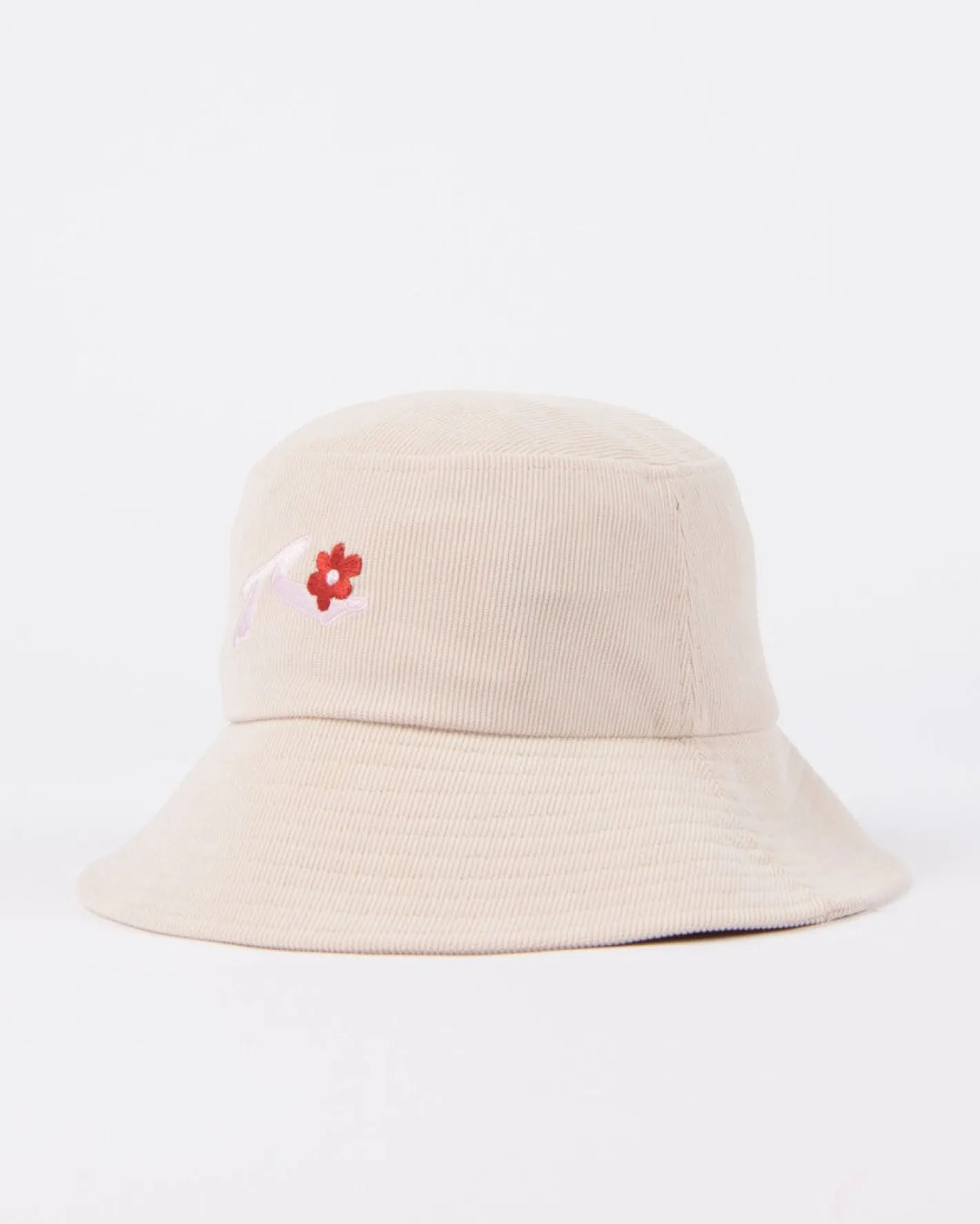 Clearance Meadow Cord Embroidered Bucket Hat Womens Caps & Hats
