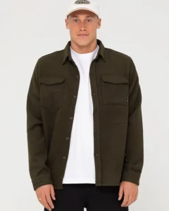 Outlet Melton Workwear Long Sleeve Shirt Mens Shirts