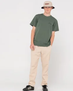 Best Sale Mid Boy Straight Fit Elastic Pant Mens Pants