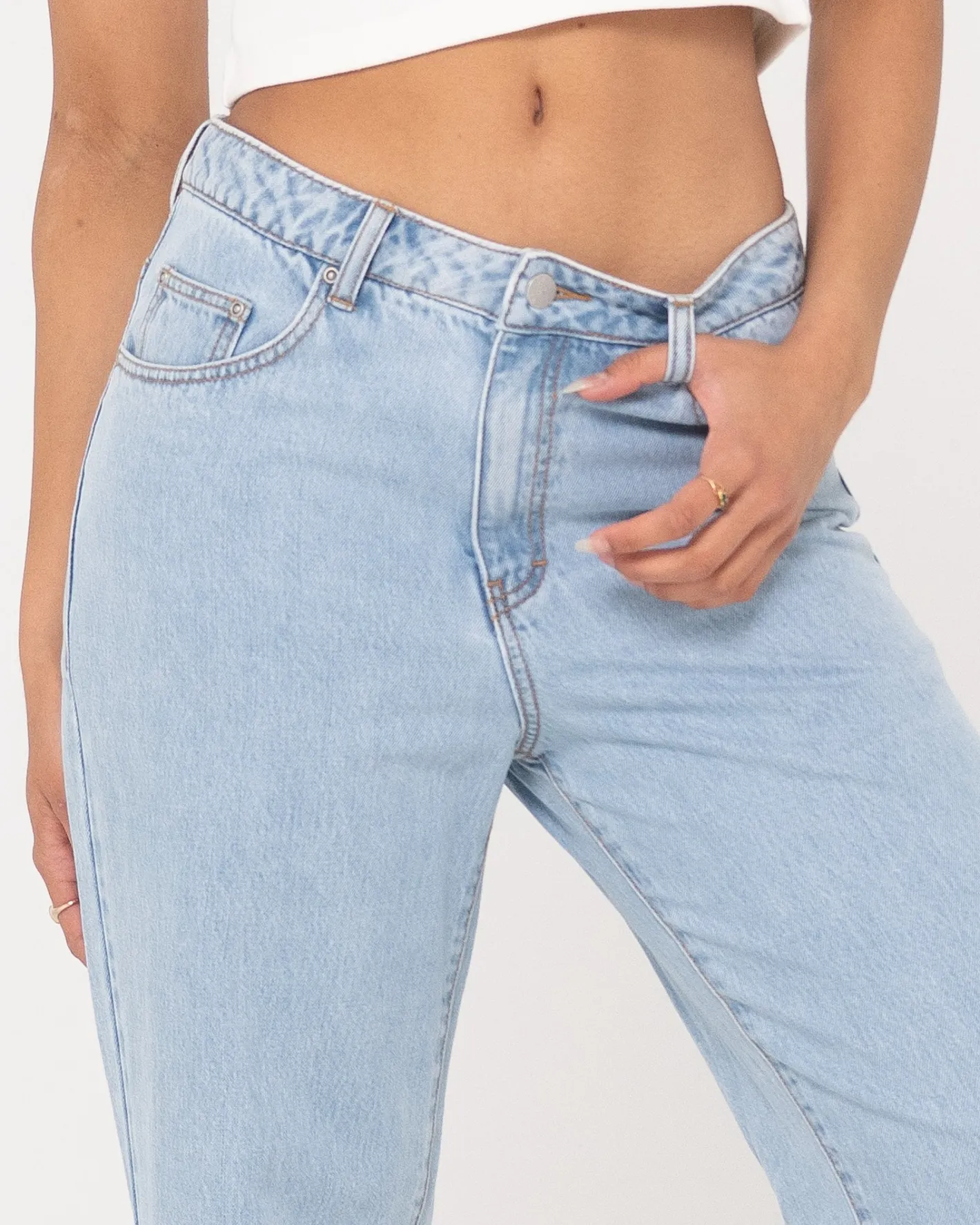 Best Sale Mid Rise Straight Leg Jean Womens Denim