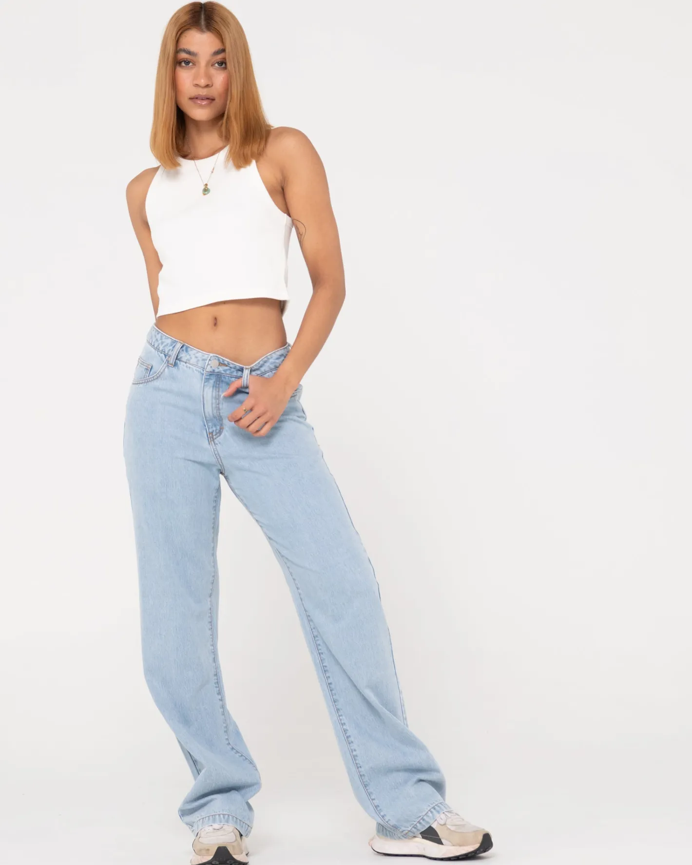 Best Sale Mid Rise Straight Leg Jean Womens Denim
