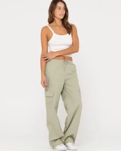 Hot Milly Low Rise Baggy Fit Cargo Pant Womens Pants