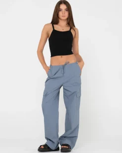 Hot Milly Low Rise Baggy Fit Cargo Pant Womens Pants