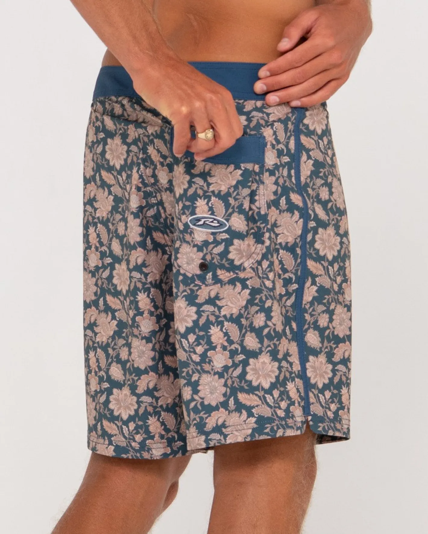 Hot Mosaic Printed 19\\ Mens Fixed Waist