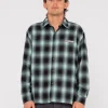 Outlet Neon Dreams Relaxed Plaid Shirt Mens Shirts