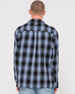 Clearance Neon Dreams Relaxed Plaid Shirt Mens Shirts
