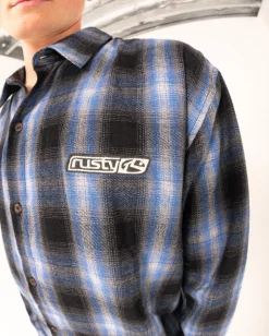 Clearance Neon Dreams Relaxed Plaid Shirt Mens Shirts