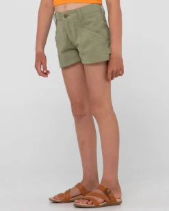 Flash Sale New Look Mid Rise Carpenter Short Girls Kids Bottoms