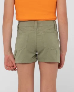 Flash Sale New Look Mid Rise Carpenter Short Girls Kids Bottoms